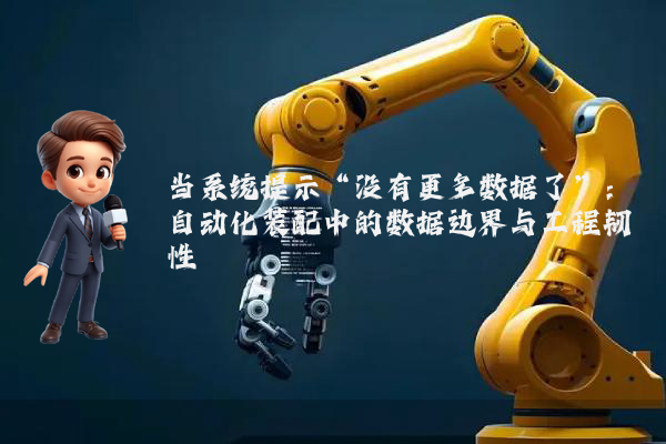当系统提示“没有更多数据了”：自动化装配中的数据边界与工程韧性