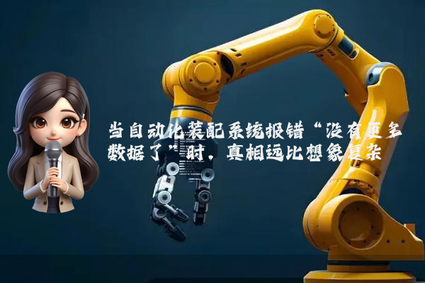 当自动化装配系统报错“没有更多数据了”时，真相远比想象复杂
